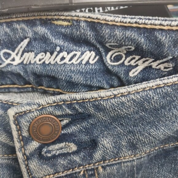 3101 Size 16 American Eagle Upcycled Bell-Bottoms and Matching XL Halter Top. - Picture 8 of 9